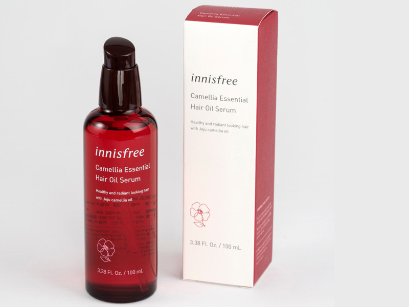 Dầu dưỡng Innisfree Camellia Essential Hair Oil Serum cho  tóc khô xơ 