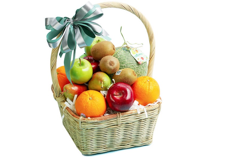 Giỏ trái cây làm quà tết tặng khách hàng