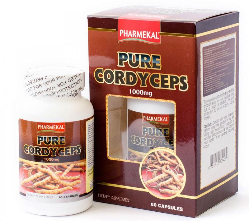 Viên uống đông trùng hạ thảo của Mỹ Pharmekal Pure Cordyceps