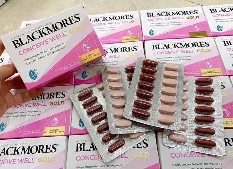 Viên uống thụ thai Blackmores được nhiều người tin dùng