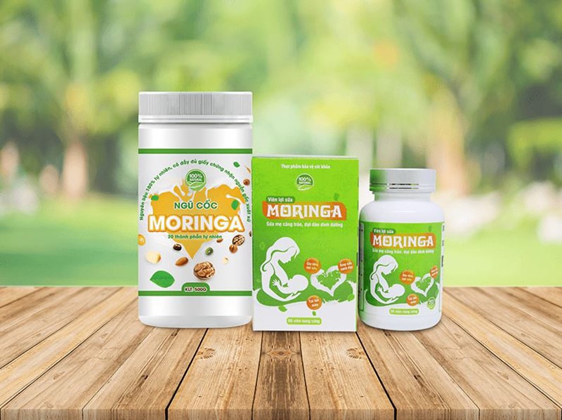 Viên uống lợi sữa Moringa 100% Natural