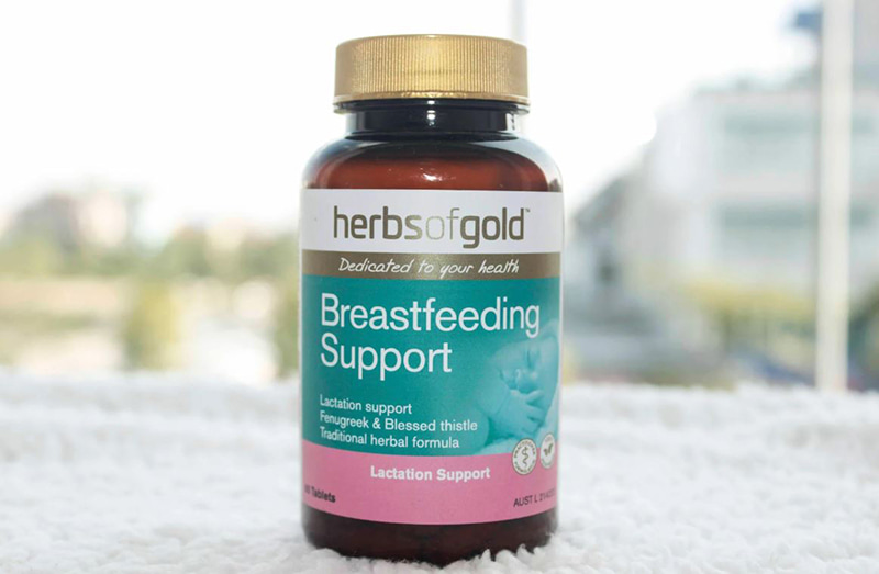 Viên uống vitamin lợi sữa Herbs of Gold Breastfeeding Support
