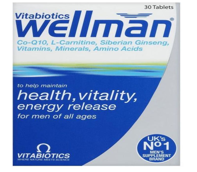 Viên uống vitamin tổng hợp Anh cho nam giới Vitabiotics Wellman