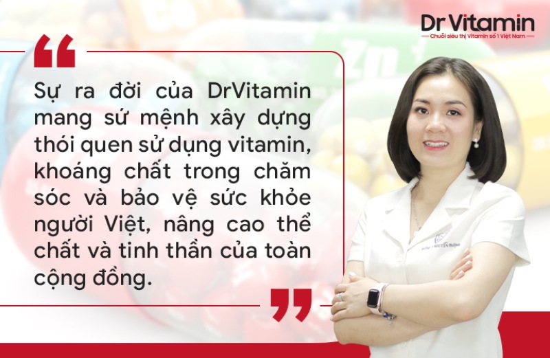 DrVitamin được thành lập bởi Chủ tịch Hội Nam y Da Liễu Việt Nam Nguyễn Phượng