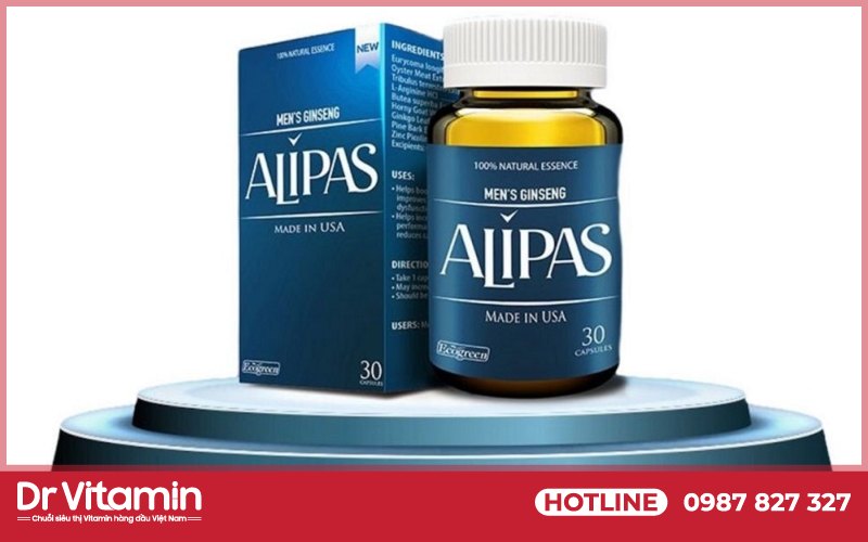 Sâm Alipas là một sản phẩm chuyên hỗ trợ tăng cường sinh lý đến từ Mỹ