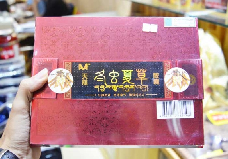 Đông trùng hạ thảo Tây Tạng dạng viên có giá bán khá cao