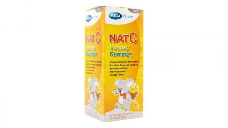 Kẹo dẻo Nat C bổ sung vitamin, tăng cường sức đề kháng cho trẻ