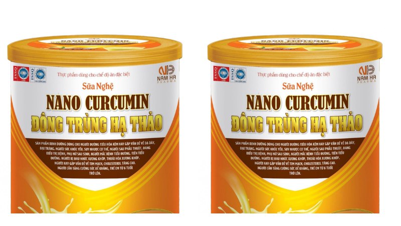 Sữa nghệ đông trùng hạ thảo Nano Curcumin