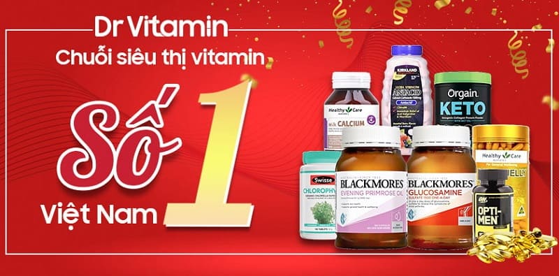 DrVitamin - Siêu thị phân phối vitamin và chức phẩm chức năng số 1 Việt Nam
