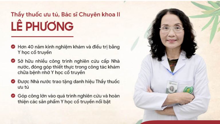 Bác sĩ Lê Phương - Giám đốc chuyên môn Trung tâm Da Liễu Đông Y Việt Nam