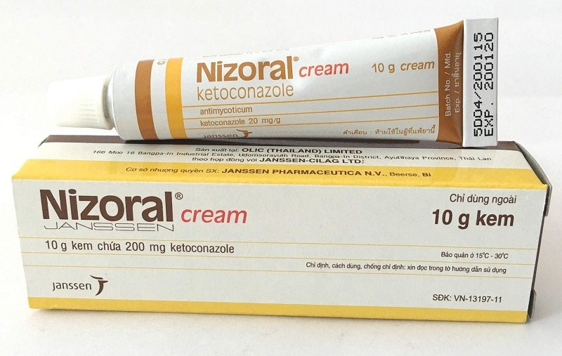 Nizoral là là sản phẩm thuốc bôi trị nấm có chứa thành phần kháng sinh