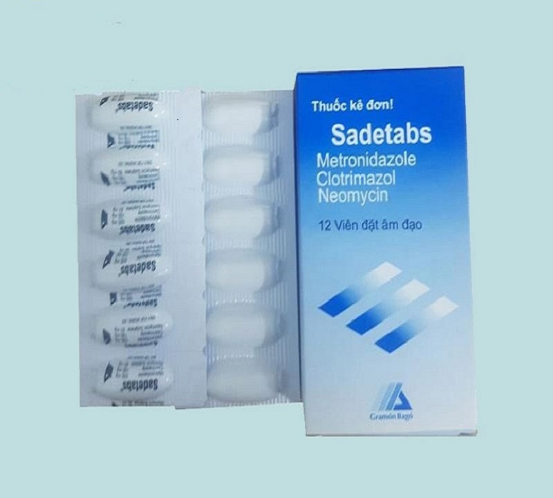 Thuốc đặt trị viêm lộ tuyến Sadetabs thuộc nhóm thuốc kháng sinh mạnh