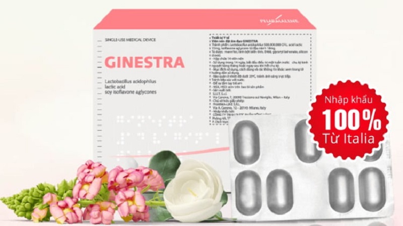 Ginestra là sản phẩm thuốc đặt viêm cổ tử cung nổi tiếng của Ý