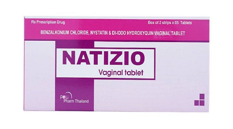 Thuốc đặt âm đạo Natizio giúp giảm viêm nhiễm hiệu quả