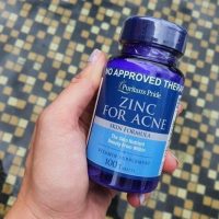 [MỚI] Review Viên Trị Mụn Puritan’s Pride Premium Zinc For Acne