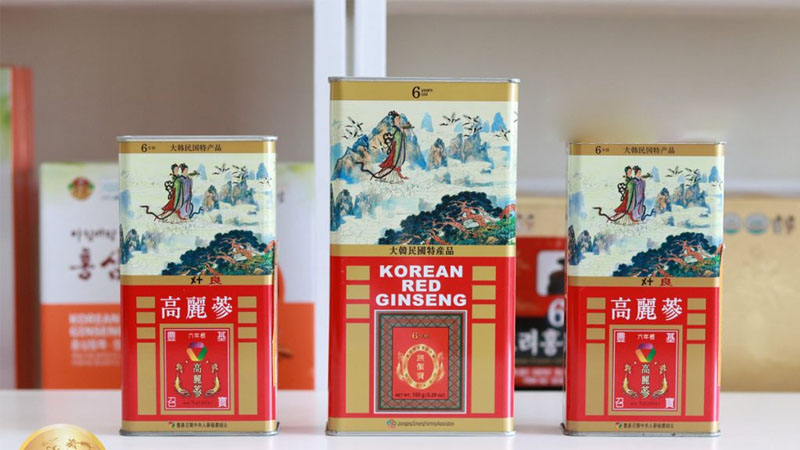 Hồng sâm nguyên củ KGC của Hàn Quốc