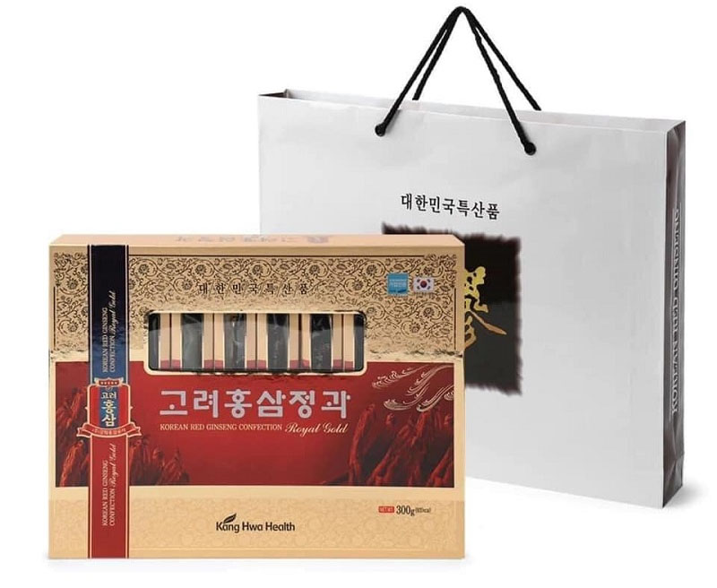 Hồng sâm củ tẩm mật ong Red Ginseng Confection Royal Gold Korea