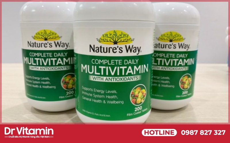 Nature's Way Vitamin With Antioxidant bổ sung đa dạng các loại vitamin và khoáng chất cần thiết cho của cơ thể