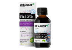 Brauer Cold and Flu hỗ trợ trị ho và cảm cúm