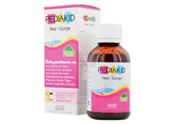 PediaKid Nez Gorge cho trẻ viêm nhiễm ở mũi họng