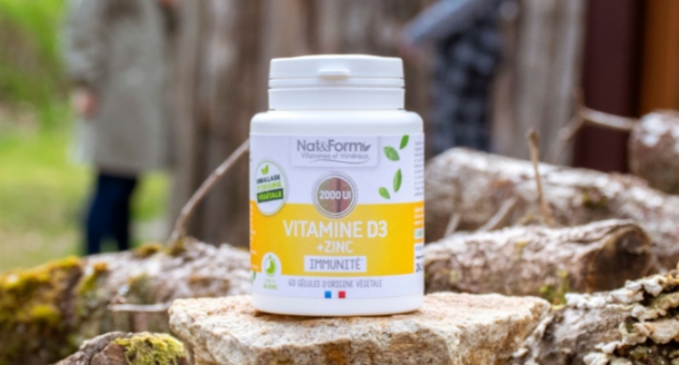 Viên uống Vitamin D3 + Zinc Nat Form giúp nâng cao hệ miễn dịch và sức khỏe xương khớp