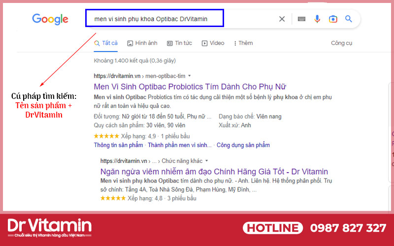 Cách tìm kiếm sản phẩm trên Google