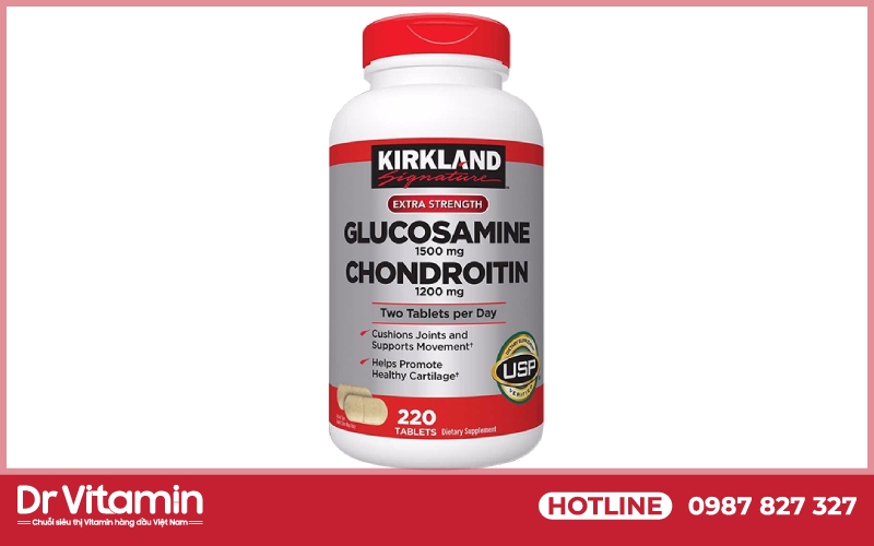 Viên uống bổ khớp Glucosamine Chondroitin Kirkland của Mỹ