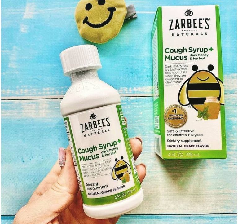 Zarbee’s Baby Cough là siro trị ho có thể sử dụng cho trẻ sơ sinh và trẻ nhỏ