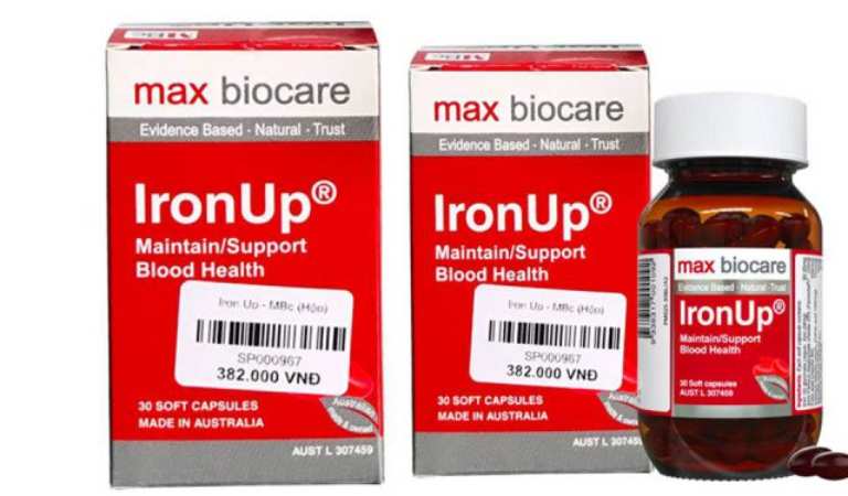 Viên uống Iron Up Max Biocare