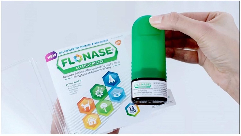 Thuốc xịt Flixonase của Mỹ có tác dụng rất tốt trong điều trị bệnh viêm mũi dị ứng