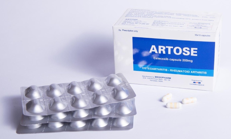 Thuốc Artose có tác dụng kháng viêm và giảm đau rất tốt