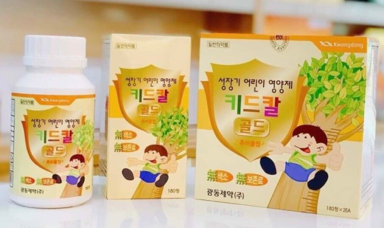Kẹo Kwangdong bổ sung canxi giúp bé phát triển chiều cao
