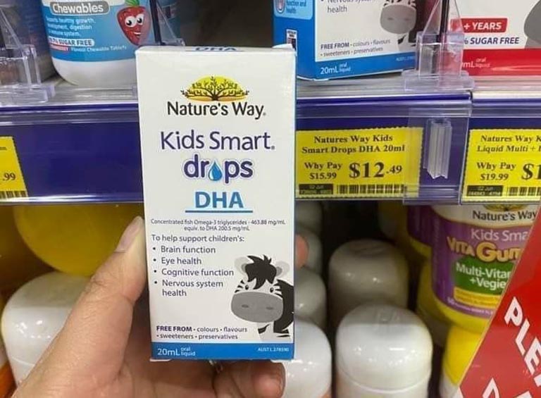 Giới thiệu sản phẩm bổ sung DHA cho bé