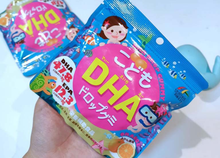 DHA dạng kẹo Drop Gummy đến từ Nhật Bản