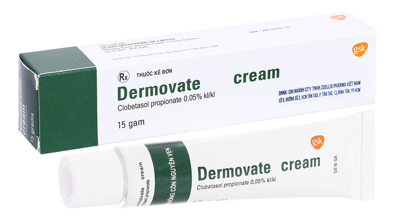 Dermovate Cream cũng thường được dùng để bôi ngoài da