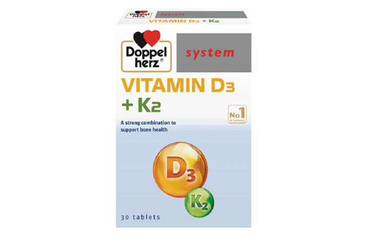 doppelherz vitamin d3 + k2 của đức