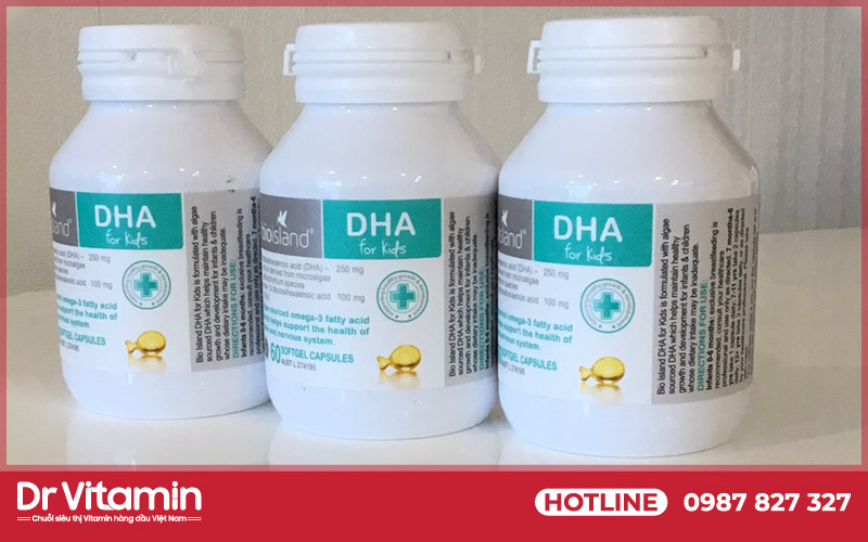 Viên uống bổ sung DHA dành cho trẻ từ 7 tháng tuổi trở lên