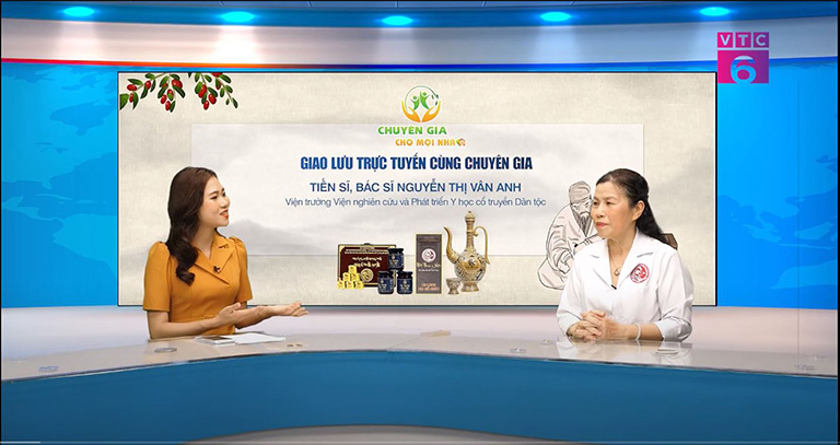 Bác sĩ Nguyễn Thị Vân Anh tham gia chương trình VTC2