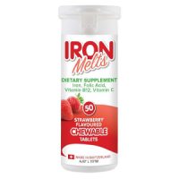 Iron Melts Bổ Sung Sắt, Acid Folic, Vitamin B12 Và Vitamin C