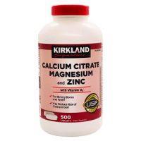 Kirkland Signature Calcium Citrate Magnesium And Zinc 500mg
