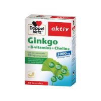 Doppelherz Ginkgo + Vitamin B + Choline Tốt Cho Não Bộ