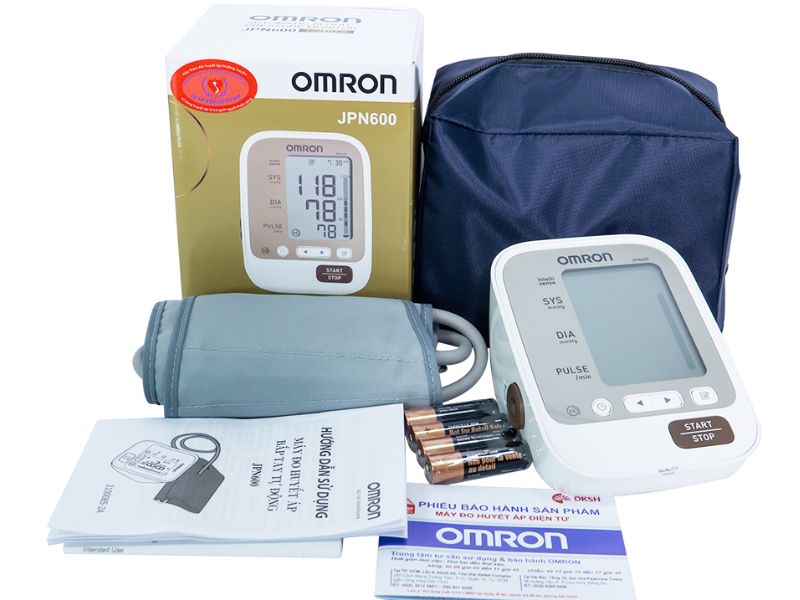 Hướng dẫn sử dụng máy đo huyết áp Omron JPN600