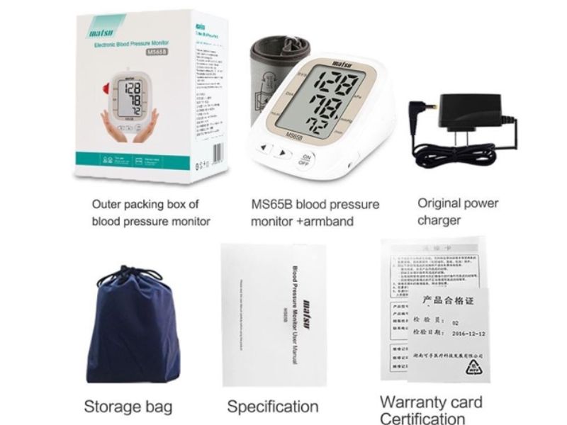 Bộ sản phẩm máy đo huyết áp Matsu