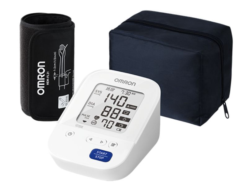 Máy đo huyết áp Omron HEM-7156 dùng để đo huyết áp và nhịp tim